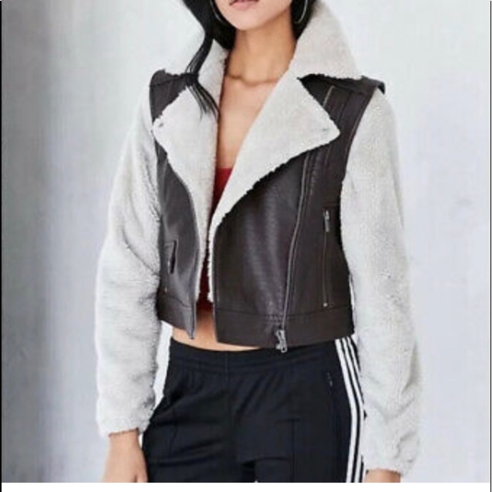 BDG Urban Outfitters Vegan‎ Leather & Moto Jacket
